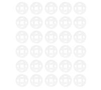 TINEASUR Botones Transparentes para Coser 100 Unidades Broches Invisibles de 10 MM para Camisa y Abrigo Accesorios de Costura para Manualidades y Ropa