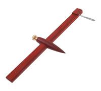 TINEASUR Brújula Cortadora de Arcilla para Cerámica de Madera Roja, Herramienta de Dibujo Circular para Manualidades, Regla de Dibujo de Arcilla Compacta y Práctica para Reutilizable