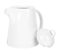 TINEASUR Cafetera Diseño Elegante y Funcional de Color Claro de Cerámica Práctica Fácil de Usar y Verter para Amantes del Café Adecuada para Cocina y Restaurante
