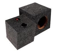 TINEASUR Caja de Subwoofer para Coche Diseño de Caja Vacía y Puerto de Ajuste, Madera y Esponja para Sistema de Audio Profesional y Mejora del Sonido