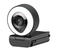 TINEASUR Cámara Web USB Cámara para Computadora Automático y Micrófono Chic Live Webcam Luz De Relleno