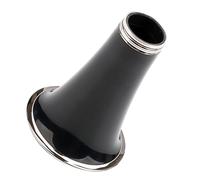 TINEASUR Campana de Accesorio Esencial para Instrumento Musical Negra de Plástico Ligera y Fácil de Usar para Jugadores Profesionales y Principiantes