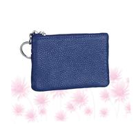 TINEASUR Cartera Multifuncional De Mujer PU Monedero Cremallera para Monedas y Claves Diseño Elegante y Práctico Azul