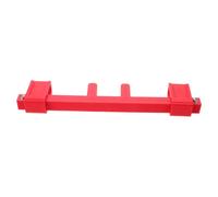 TINEASUR Cerradura de Seguridad para Grifo de Doble Manija de Jardín Color Rojo Instalación Fácil y Material Pla para Mejoras y Nuevas Instalaciones Hogar