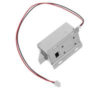 TINEASUR Cerradura Electromagnética de Puerta Dc con Marco Abierto y Placa de Montaje para Control de Acceso Seguro Gabinetes