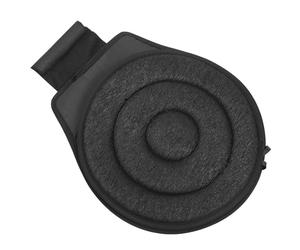 TINEASUR Cojín de Asiento Giratorio para Coche de Tela Plisada y Eva, Doble Aro Negro, Cojín Portátil de Rotación 360° para Embarazadas y Oficina, Accesorio Automotor Cómodo y Resistente