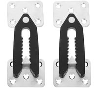 TINEASUR Conectores de Sofá Seccional Pequeños 2 Piezas, Clips de Conexión para Muebles, Ganchos Entrelazados de Acero y Plástico para Fijar Respaldo, Accesorios para Muebles Hogar