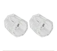 TINEASUR Copas de Cristal para Manicura 2 Piezas, Recipientes Portátiles Multifuncionales de Plástico para Monómero en Nail Art y Escuela de Uñas