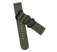 TINEASUR Correa De Nailon De Correa De Reloj Resistente De Dos Articulaciones Para Reemplazo De Reloj Completamente Negra Para Uso Diario