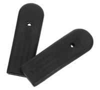 TINEASUR Cubiertas de Goma para Manillas de Freno de Silla de Ruedas Negro, Repuesto para Frenos Seguridad Mejorada, 1 Par para Usuarios de Silla de Ruedas