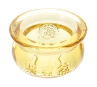 TINEASUR Cuenco de Riqueza Dorado de Adorno Cornucopia Micro Paisaje para Decoración de Hogar Oficina y Bonsái Regalo Artesanal Resistente y Elegante