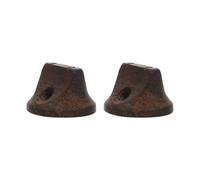 TINEASUR de Puente de Erhu Accesorio Práctico de Ébano Negro 2 Piezas Estructura Resistente y para Instrumento para Erhu