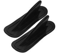 TINEASUR Decoracion Verano 2 Piezas de Quilla Sup Paddle Surf Inflable para Bote Inflable de PVC Negro, Aumenta Estabilidad y Es Desmontable para Tablas de Surf