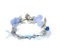 TINEASUR Diadema De Novia Floral Para Bodas y Accesorio De Para Novias De Honor y De Flores Decoración De Cabello