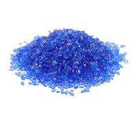 TINEASUR Dijes de Vidrio Triturado para Manicura Fragmentos Irregulares de Vidrio Azul, Accesorios Portátiles para Decoración de Uñas y Proyectos DIY en Casa