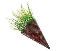 TINEASUR Flores Artificiales Para Colgar En La Pared Flor Artificial Con Cesta Flores Colgantes Falsas Cesta De Macetero Colgante Salvaje Bomba De Globo Cesta De Flores El Plastico