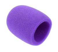 TINEASUR Funda de Espuma para Micrófono Protección Viento para Uso en Ktv Color Púrpura Material Lavable Diseño Grueso para Micrófono de Mano Domésticos