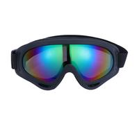 TINEASUR Gafas Deportivas Protección Ocular Cómoda a Prueba de Viento de Esquí Negras y Material PC para Deportes al Aire Libre y Senderismo