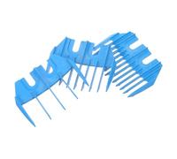 TINEASUR Guía Protectora de Plástico Azul para Maquinilla de Cortar Pelo de Ovejas, Diseño Antilesiones y Corte Preciso, Pack de 3 Piezas para Animales