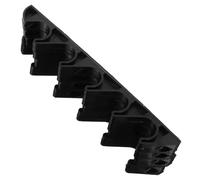 TINEASUR Hebillas de Soporte de Silla Exterior de Plástico Negro, Ajustadores Plegables de 5 Posiciones para Muebles de Jardín y Sillones Reclinables, 4 Piezas para Campamento, Playa