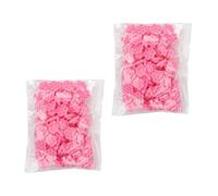 TINEASUR Herramienta Auxiliar 200 Unidades de Copas de Pegamento Secado Rápido para Pestañas de Plástico Rosa para Extensiones de Pestañas Adecuado para de Belleza