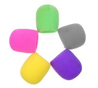 TINEASUR Juego De 10 Fundas De Esponja Para Micrófono Paravientos Para Micrófono Ktv Resistentes Y Fáciles De Usar Protegen Su Equipo.