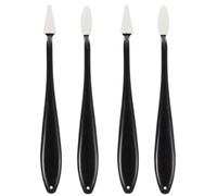 TINEASUR Juego de 4 Almohadillas de Esponja para Dibujar, Herramientas de Mezcla para Dibujo, Material de Pp y Esponja, Negro, sin Dañar Obra, para Bocetos y Artistas