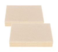 TINEASUR Juego de 4 Espátulas de Lana Beige para Envoltura de Vinilo en Superficies Curvas de Automóviles, Herramienta y Flexible para Proyectos de Vinilos y Calcomanías