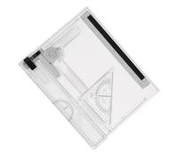 TINEASUR Kit de Dibujo Arquitectónico A4 con Tablero Portátil de Plástico, Reglas Precisas y Herramientas para Bocetos al Aire Libre y Dibujo Técnico