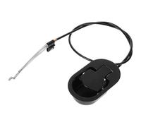 TINEASUR Manija de Repuesto para Sillón Reclinable Cable y Resorte, Aleación de Zinc Negra, Resistente Larga Duración para Reparación de Butacas Reclinables