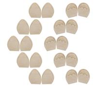 TINEASUR Metatarsianas de Esponja para Zapatos Beige 10 Pares de Plantillas que Modifican el Tamaño y Evitan el Deslizamiento del Pie Antepié para Mujer
