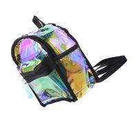 TINEASUR Mochila De Estudiante Brillante Iridiscente Multifuncional, Material Sintético, Correas Ajustables, para Escolares y Viajes Cortos, Tamaño Pequeño y Compacto