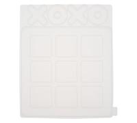 TINEASUR Molde de Silicona Epoxi para Resina Molde Grande para Tablero Ox de Ajedrez para Juegos de Dedos del Pie Flexible y Reutilizable Adecuado para Manualidades y Juegos Familiares