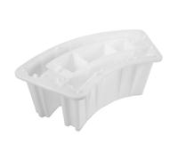 TINEASUR Molde para Bloques de Estructura Hueca de Material Plástico Blanco 52.5x23x19 Cm Resistente la Compresión para Infraestructuras Municipales