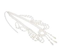 TINEASUR Necklace For Women Artificial Pearl Clavicle Chain Lightweight Skin-friendly Jewelry For Weddings Tea Parties And Princess Party Favors