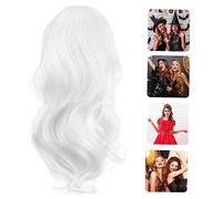 TINEASUR Peluca de Cosplay de Pelo Largo Ondulado para Fiesta de Halloween para Mujer Juego de Rol Mascarada