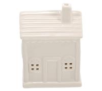 TINEASUR Pequeña Casa Luces Adorno Artesanal De Cerámica para Escritorio Decoración Moderna y Minimalista