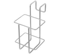 TINEASUR Percha Hogar, Soporte de Pared Portátil de Acero Inoxidable Plata, Instalación sin Perforación, Gancho Versátil para Vasos y Herramientas, Uso Doméstico