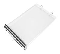 TINEASUR Porta Menú Acrílico Transparente 6 Páginas A5 Vertical, Soporte para Mesa Resistente y Exhibidor para Menús y Señalización en Restaurantes