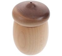 TINEASUR Porta Palillos de Cocina en Madera de Nogal Negro Forma de Bellota Diseño y Estilo Japonés para Almacenamiento Fácil Hogar