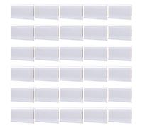 TINEASUR Portaetiquetas Autoadhesivos de Pvc Transparente para Estantes y Cajones, Soporte para Etiquetas Adecuado para Oficinas y Supermercados, 1 Set para Organización