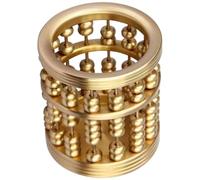 TINEASUR Portalápices Vintage de Ábaco de Latón Dorado Estilo Chino
