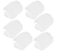 TINEASUR Protector de Aguja para Tocadiscos, 6 Unidades de Cubierta Protectora de Plástico Transparente, Accesorio Antielectrostático Compatible Cartuchos de Disco para Dj y Audio