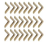 TINEASUR Protectores de Esquinas de Libro de Metal Hierro 2,2 Mm Color Dorado Retro 50 Unidades para Álbumes, Cuadernos y Scrapbooking, Esquineras Resistentes y Decorativas