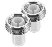 TINEASUR Punta De Bolígrafo Metálica 7 Mm Tubo Cerámico, Accesorios De Mantenimiento para Lápiz Óptico Profesional, Compacto y Ligero, Uso En Electrónica y Presentación, Set De 2 Piezas Rojo