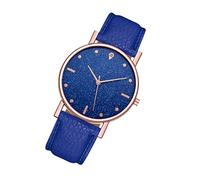 TINEASUR Reloj de señoras Relojes de Mujer es Mujer es para Appel Watch Digital Bragas maniquí Elegante de Pulsera Elegante de Ocio imitación de Cuero Blue