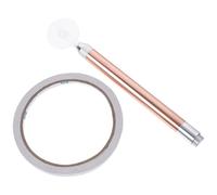TINEASUR Rodillo de Arte de Diamante con Iluminación Ámbar, Rueda de Rodadura para Pintura con Gemas, Kit con Cinta Adhesiva Especial para Manualidades de Bricolaje, Herramienta Portátil