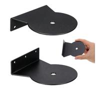 TINEASUR Soporte de Hierro Negro para Estantes de Pared para Gatos, Accesorio Versátil Compatible Varios Modelos para Jaulas y Estructuras de Escalada