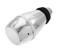 TINEASUR Sordina Trompeta de Abs Color Plata para Trompetas, Fácil Instalación y Portátil, Adecuado para Instrumentos Musicales y Práctica Silenciosa