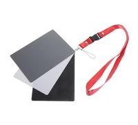 TINEASUR Tarjeta De De Fotografía, Comprobador De Color De Fotografía, Tarjeta De Fotografía, Tarjeta De Balance De, Tarjeta En para Fotografía con Correa para El Cuello, Tarjeta Blanca